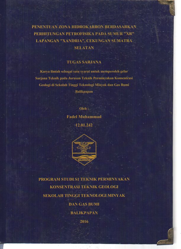 PENENTUAN ZONA HIDROKARBON BERDASARKAN PERHITUNGAN PETROFISIKA PADA SUMUR 