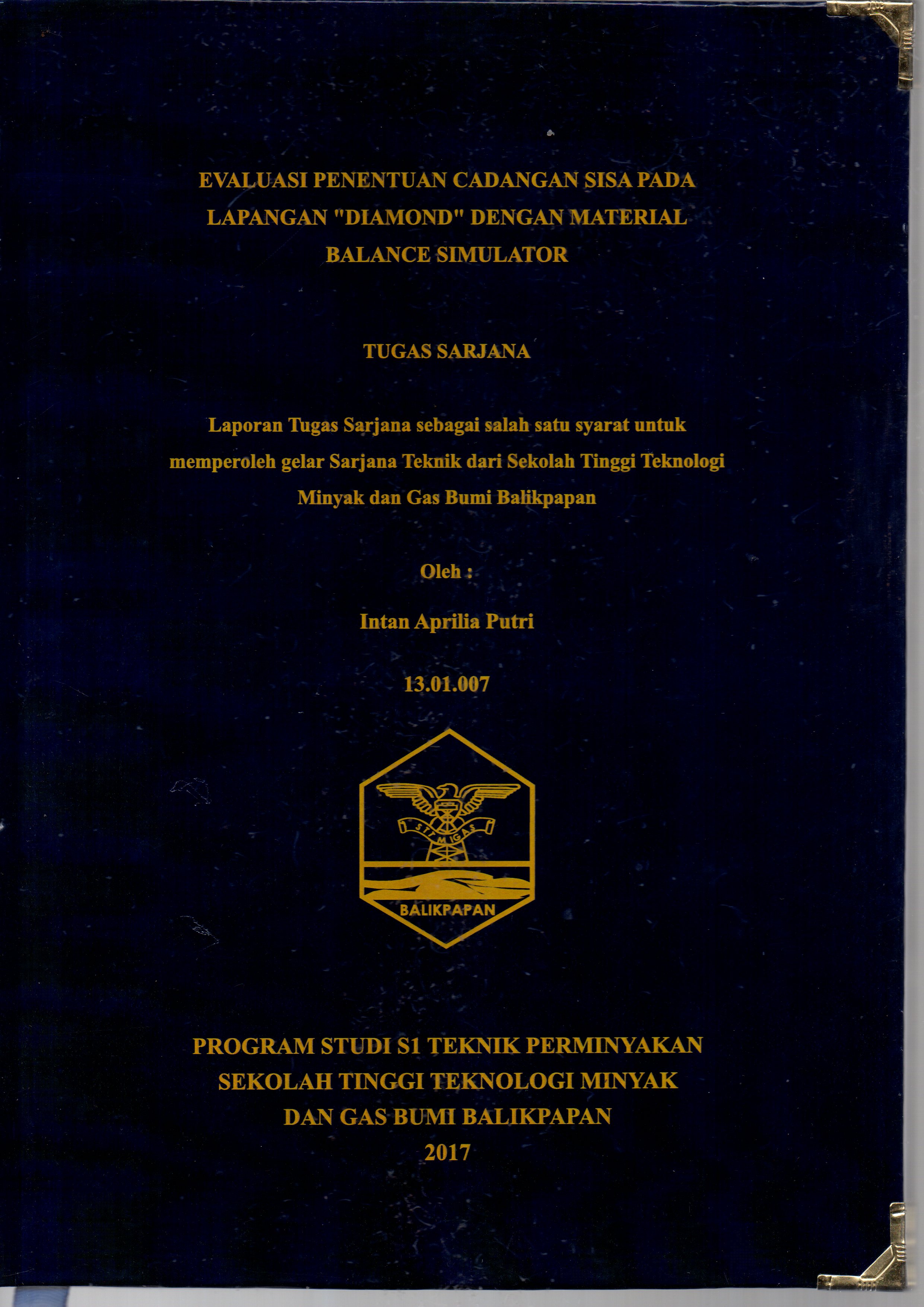 EVALUASI PENENTUAN CADANGAN SISA PADA LAPANGAN 