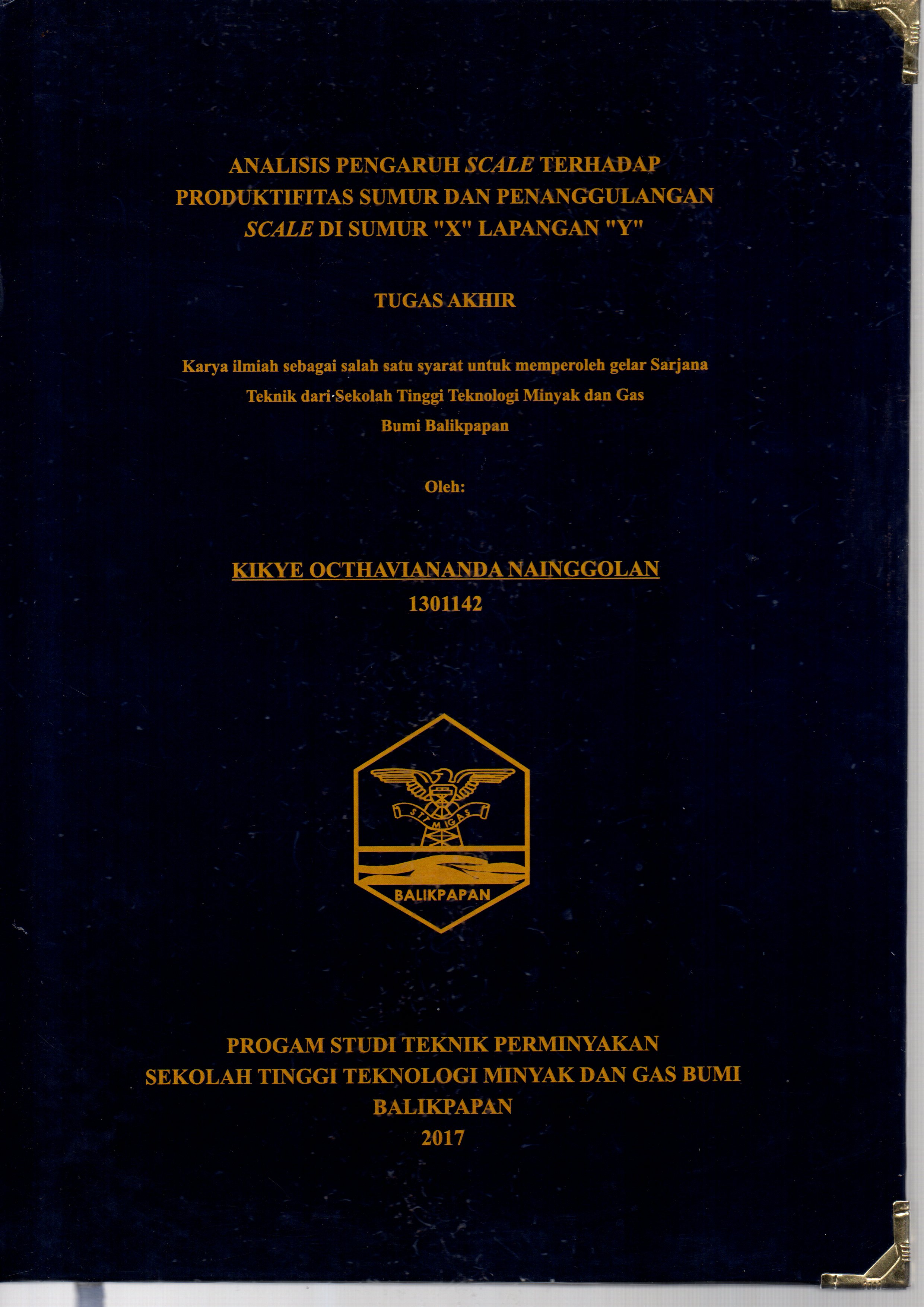 ANALISIS PENGARUH SCALE TERHADAP PRODUKTIVITAS SUMUR DAN PENANGGULAN SCALE DI SUMUR 